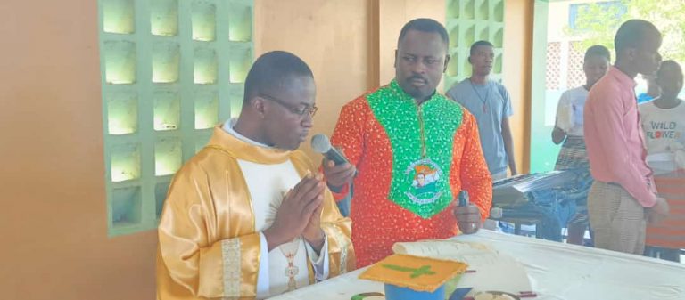 Messe de clôture de l’année académique 2023-2024 des élèves du collège Privé saint Marcellin Champagnat de Bouaké.